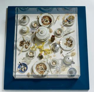 Daniel Spoerri - Puppentableau Piège, 1985