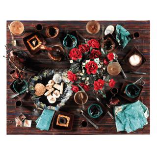 Daniel Spoerri - Tableau Piège (Table Avec Fleurs)