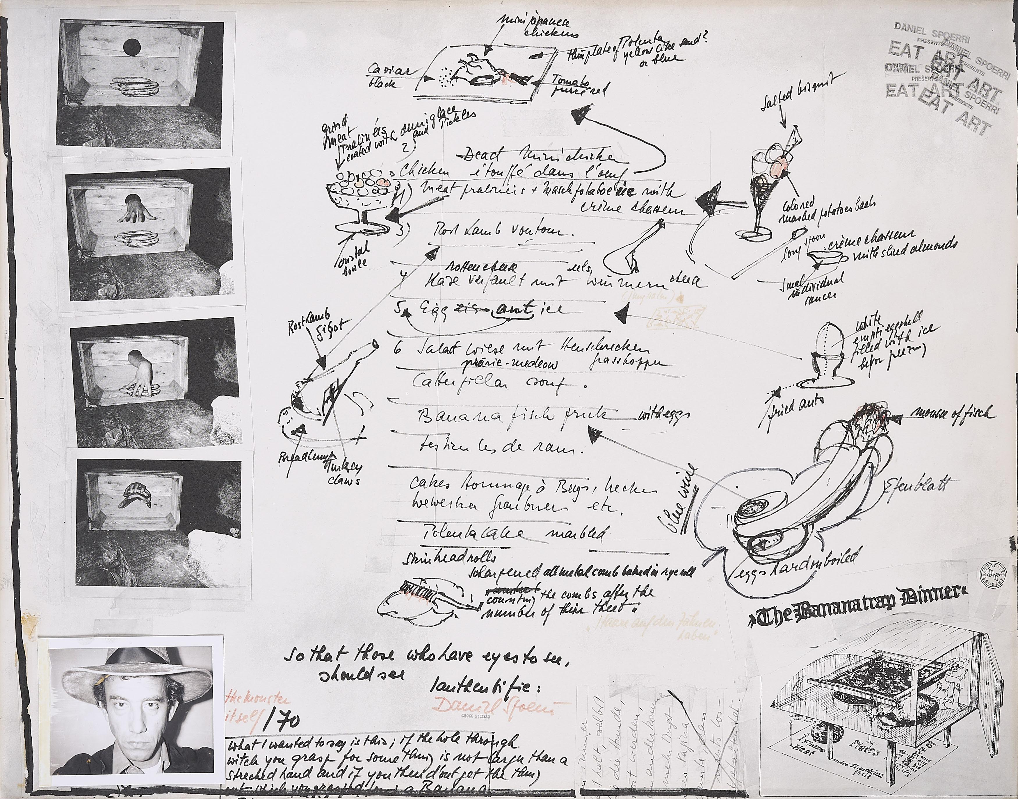 Daniel Spoerri - The Bananatrap Dinner.