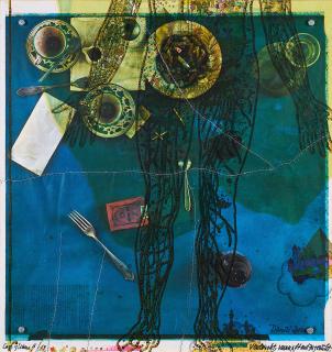 Daniel Spoerri - Verdrückt, vermampft und zugenäht.