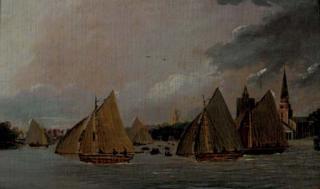 Daniel Turner - Boat racing on the River Thames