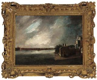 Daniel Turner - The Thames with Lambeth Palace beyond