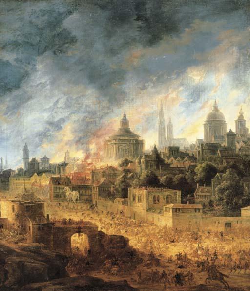 Daniel van Heil - The Burning of Troy