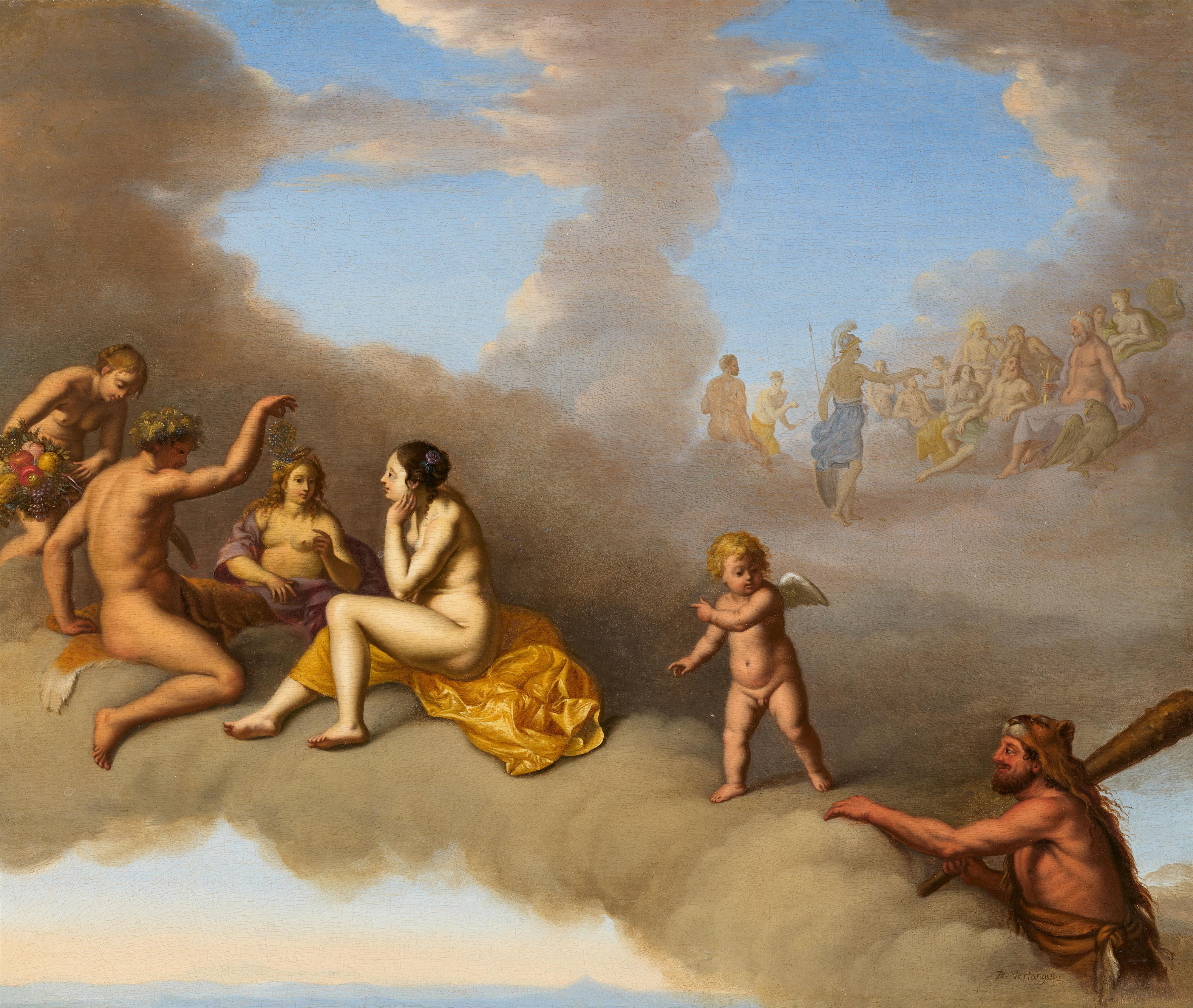 Daniel Vertangen - Götterversammlung mit der Apotheose des Herkules