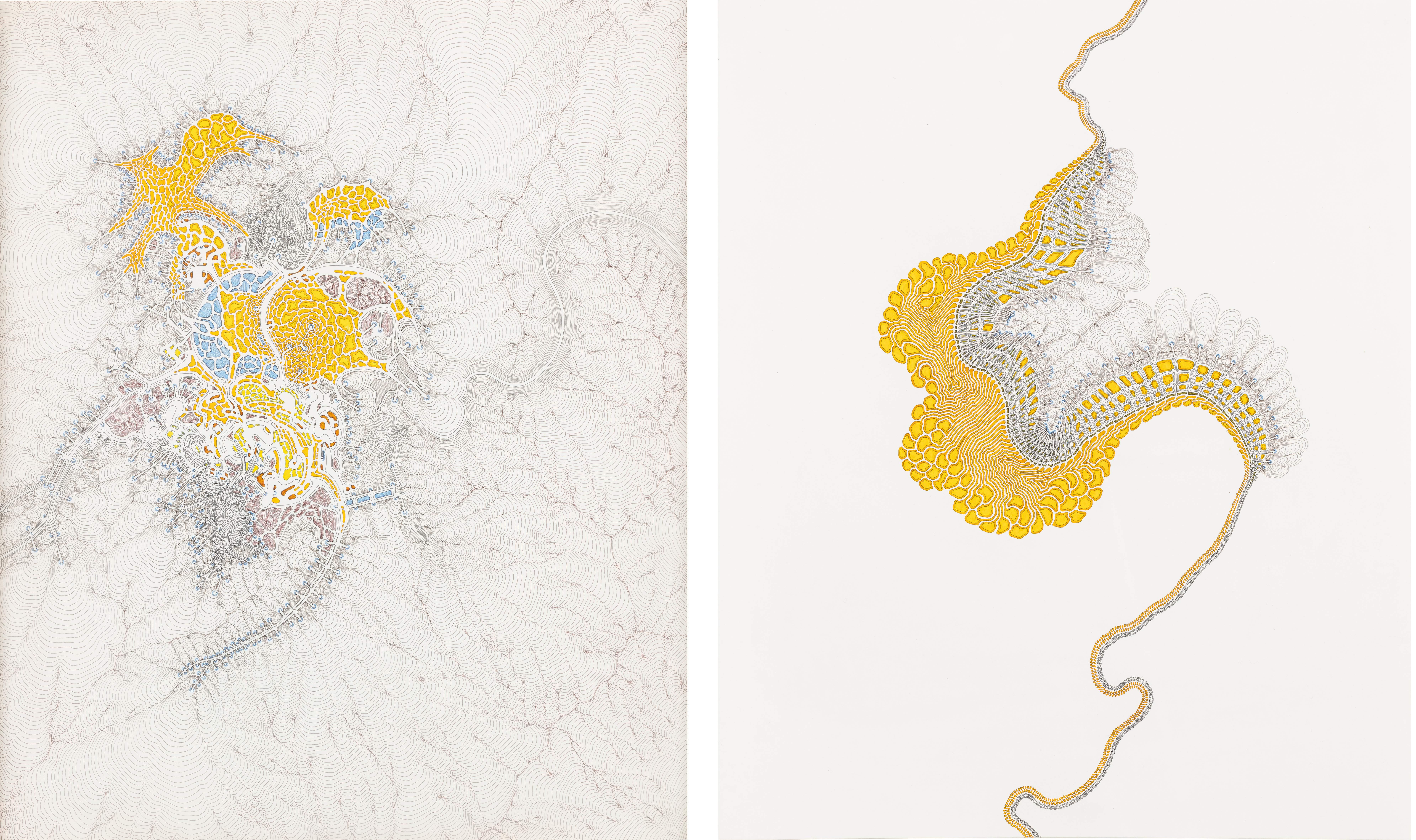 Daniel Zeller - Overlap ; Bent storage (two works)