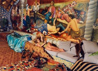 Daniela Rossell - Ohne Titel (Janita in Harem Room, Villa Arabesque, Acapulco, Mexico)