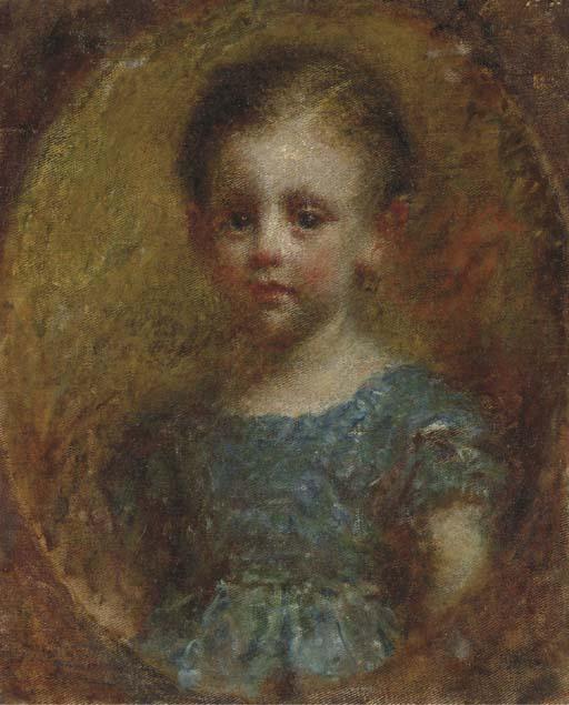 Daniele Ranzoni - Portrait of A Young Boy