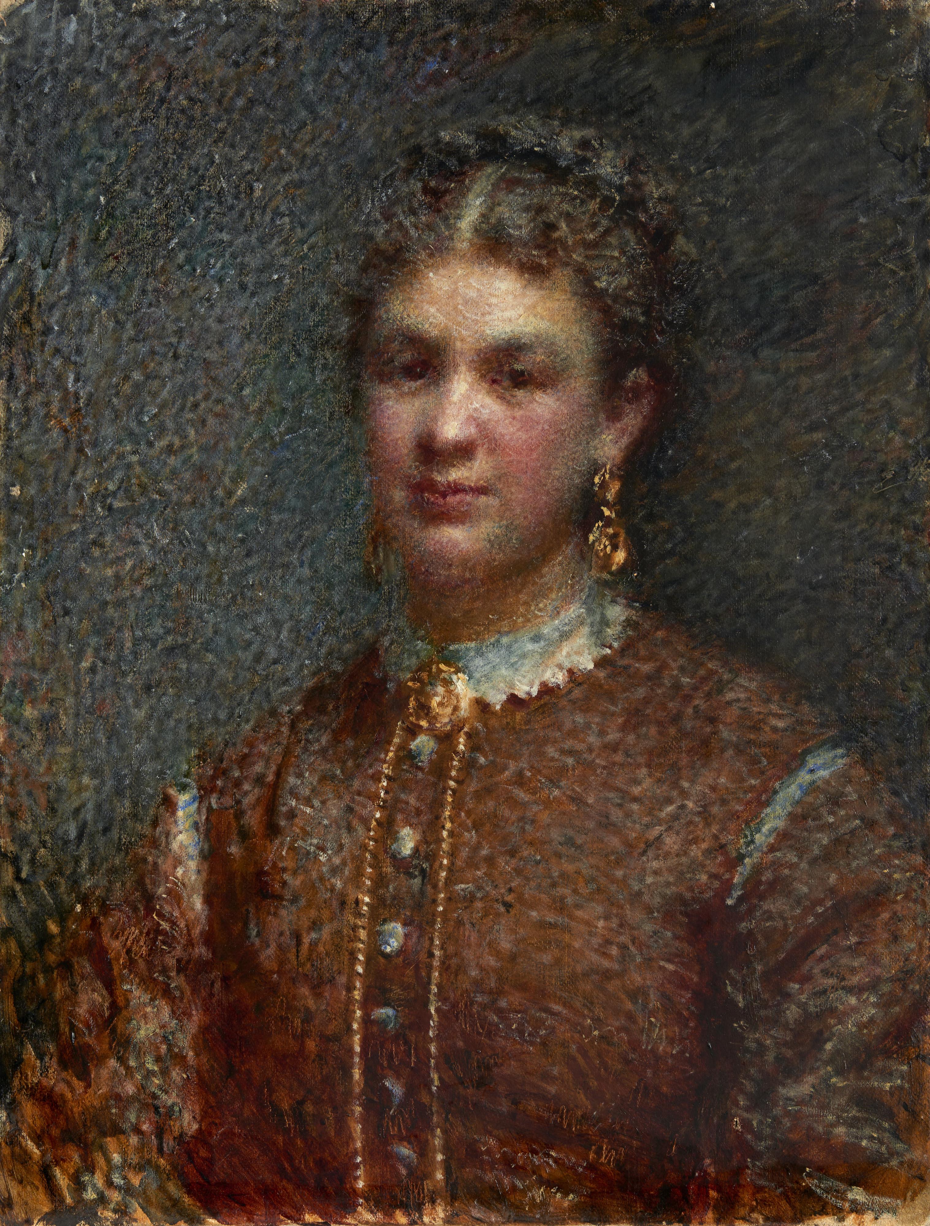 Daniele Ranzoni - Ritratto della signora Cobianchi