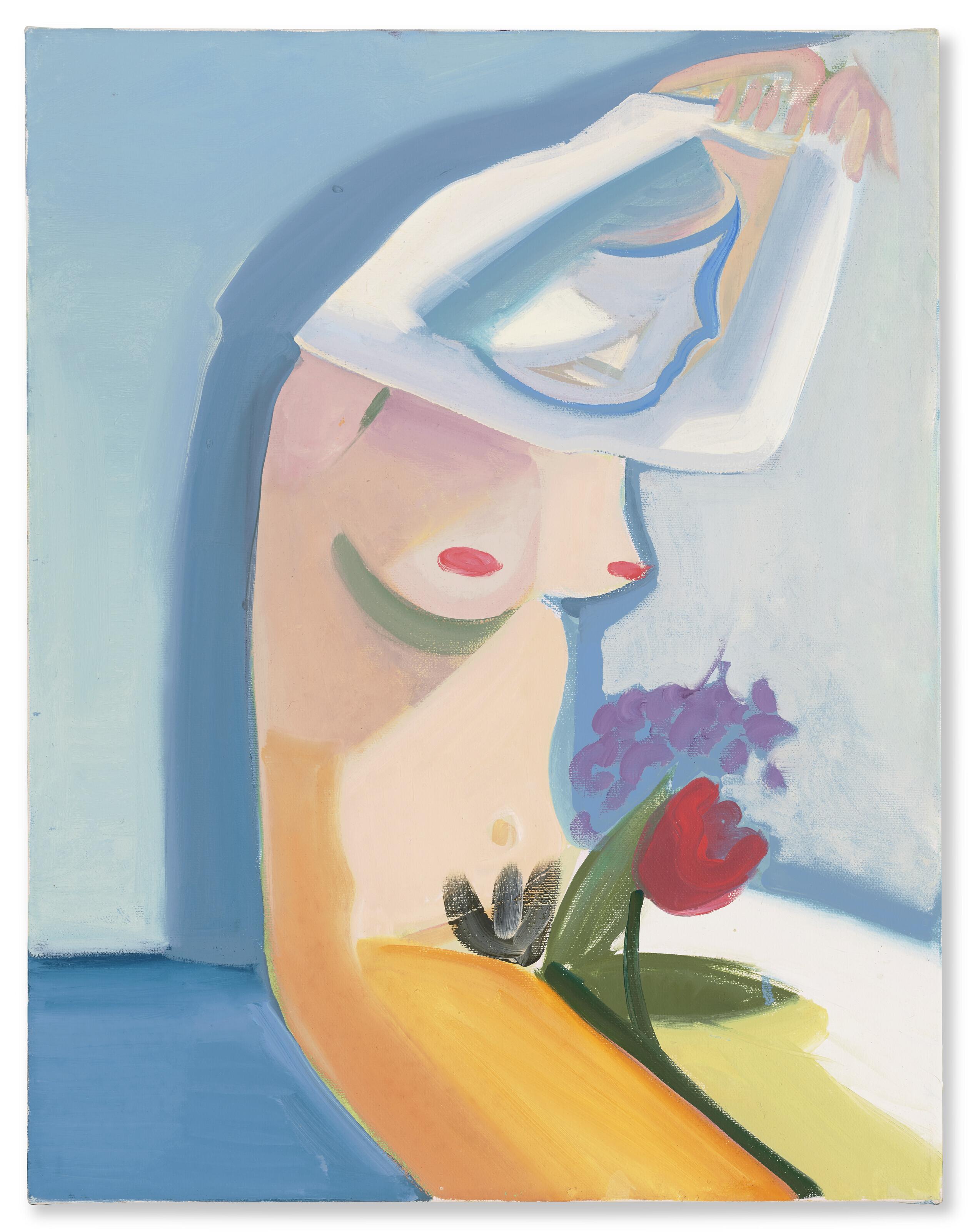 Danielle Orchard - Girl Removing Her Shirt Study