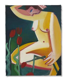 Danielle Orchard - Woman in Tulip Field