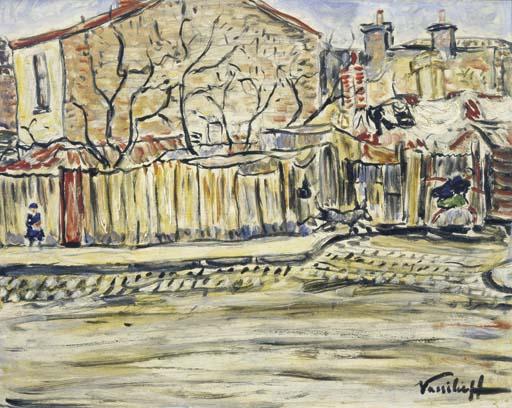 Danila Ivanonch Vassilieff - Fitzroy Street Scene