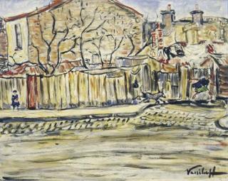 Danila Ivanonch Vassilieff - Fitzroy Street Scene