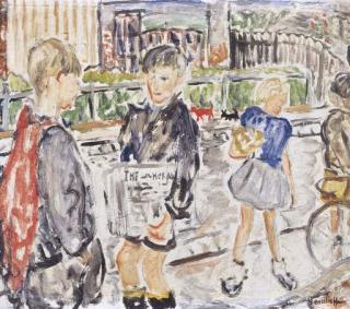 Danila Ivanonch Vassilieff - Newsboy