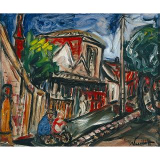 Danila Vassilieff - Australian Street Scene