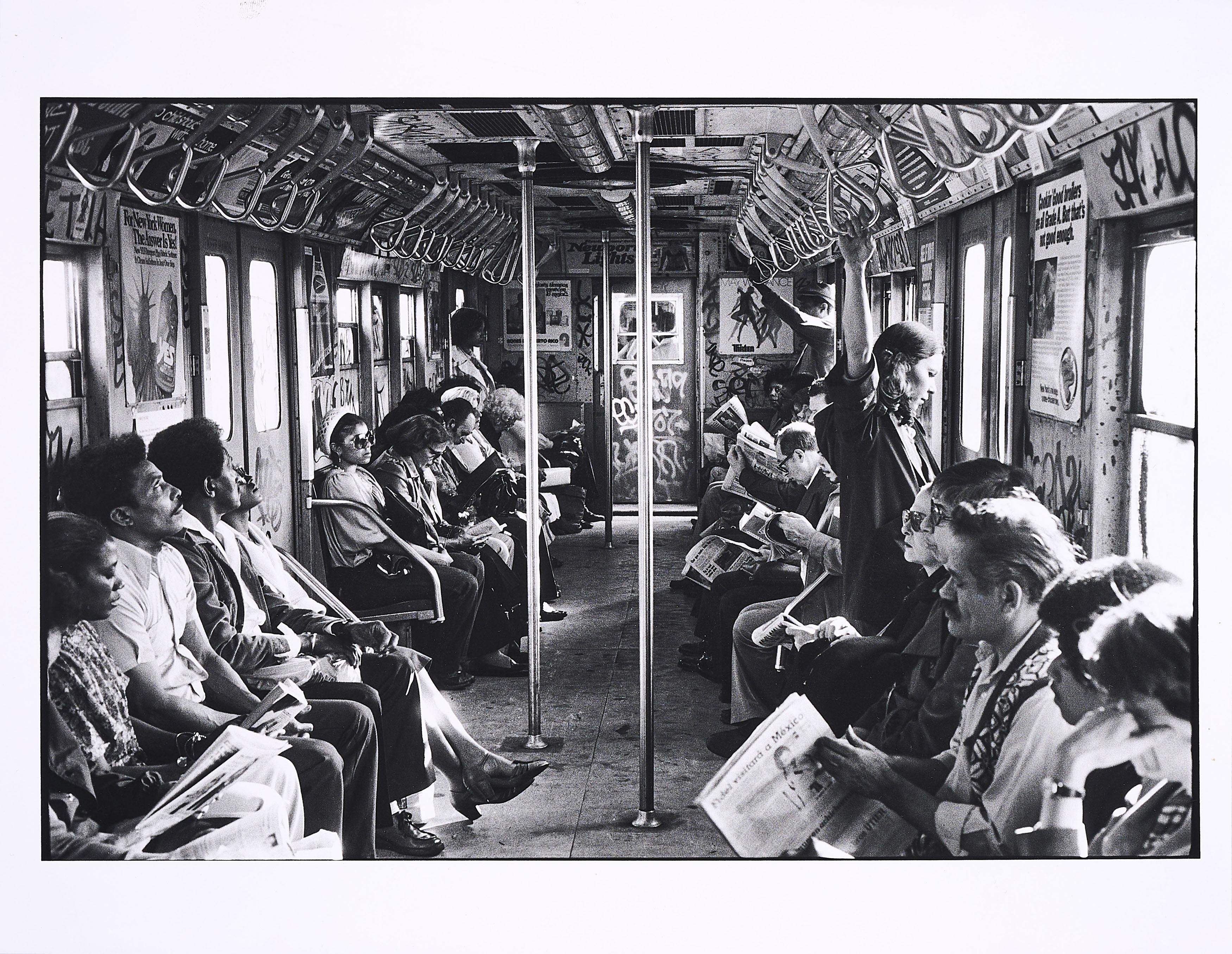 Danny Lyon - IRT 2, NYC.