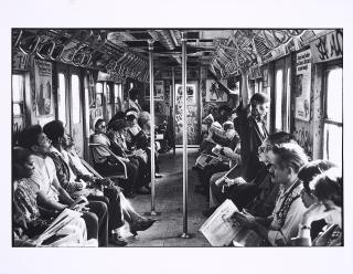 Danny Lyon - IRT 2, NYC.