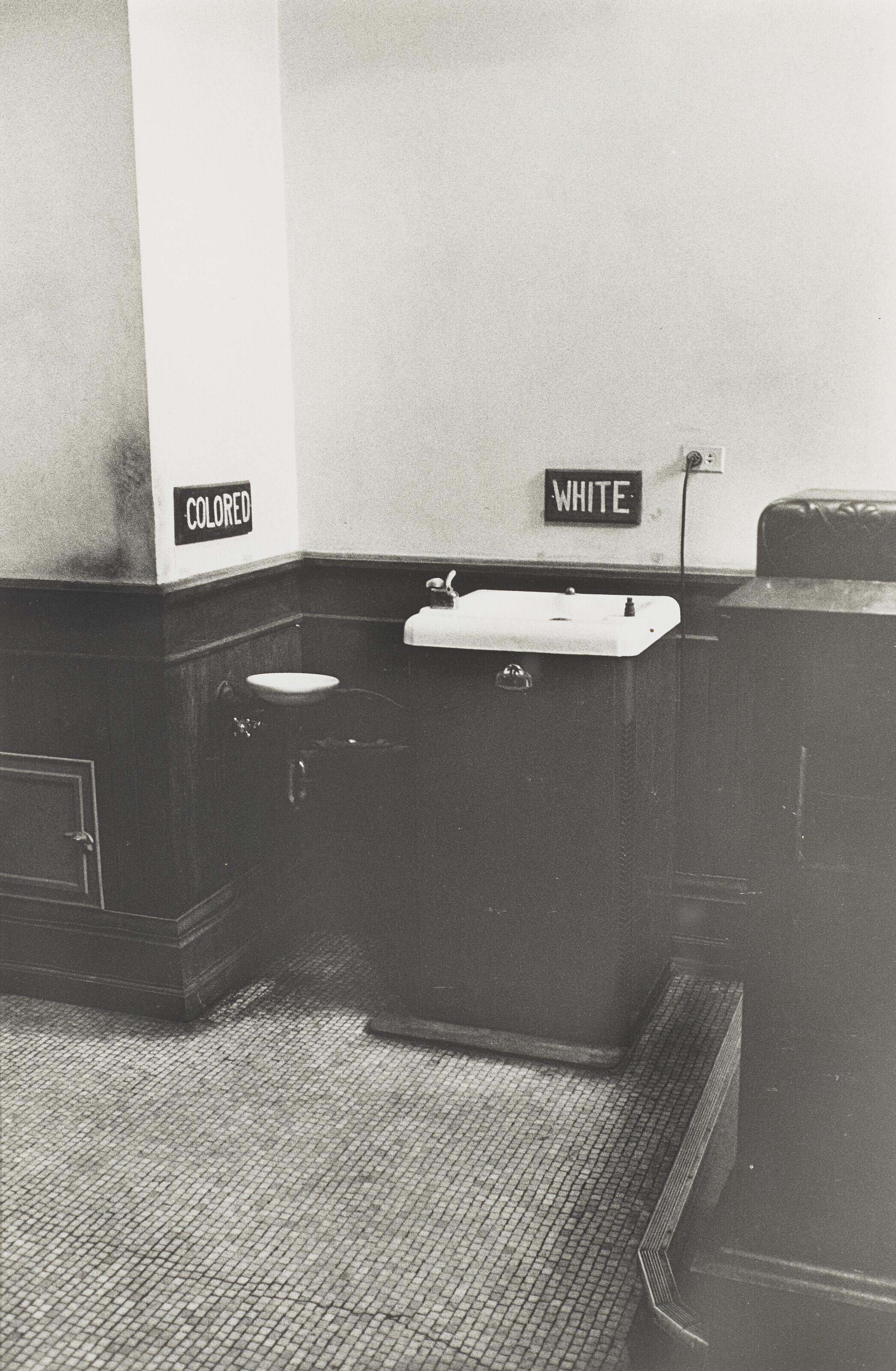 Danny Lyon - Segregated Drinking Fountain, County Courthouse, Albany, GA, 1962