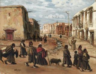 Danqing Chen - Bajiao: Street in Lahsa