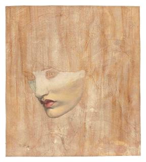 Dante Gabriel Rossetti - Head Of Proserpine, Unfinished