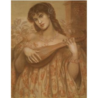 Dante Gabriel Rossetti - La Mandolinata