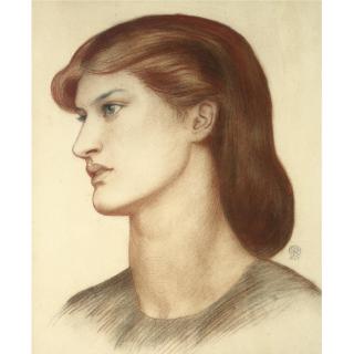 Dante Gabriel Rossetti - Portrait Of Alexa Wilding