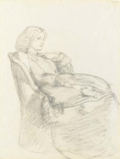 Dante Gabriel Rossetti - Portrait of Annie Miller