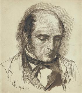 Dante Gabriel Rossetti - Portrait of Henry Polidori