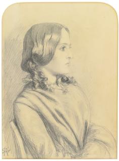 Dante Gabriel Rossetti - Portrait Of Margaret Thompson