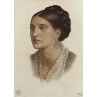 Dante Gabriel Rossetti - Portrait Of Mrs Georgina Fernandez