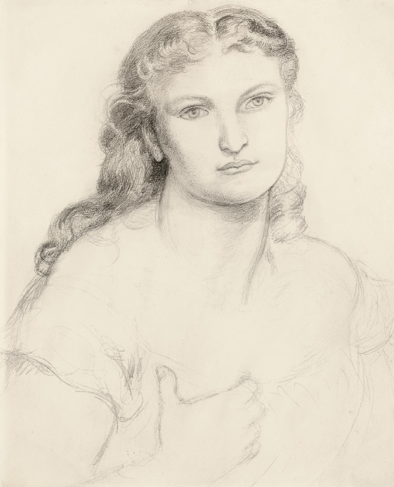 Dante Gabriel Rossetti - Sketch For Venus Verticordia