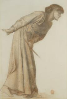 Dante Gabriel Rossetti - Study For The Figure Of Love For Dante\'S Dream At The Time Of The Death Of Beatrice