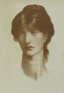 Dante Gabriel Rossetti - Study Of Marie Stillman For A Vision Of Fiammetta