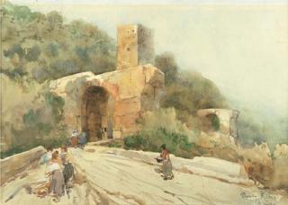 Dante Ricci - Donne Presso Le Antiche Rovine