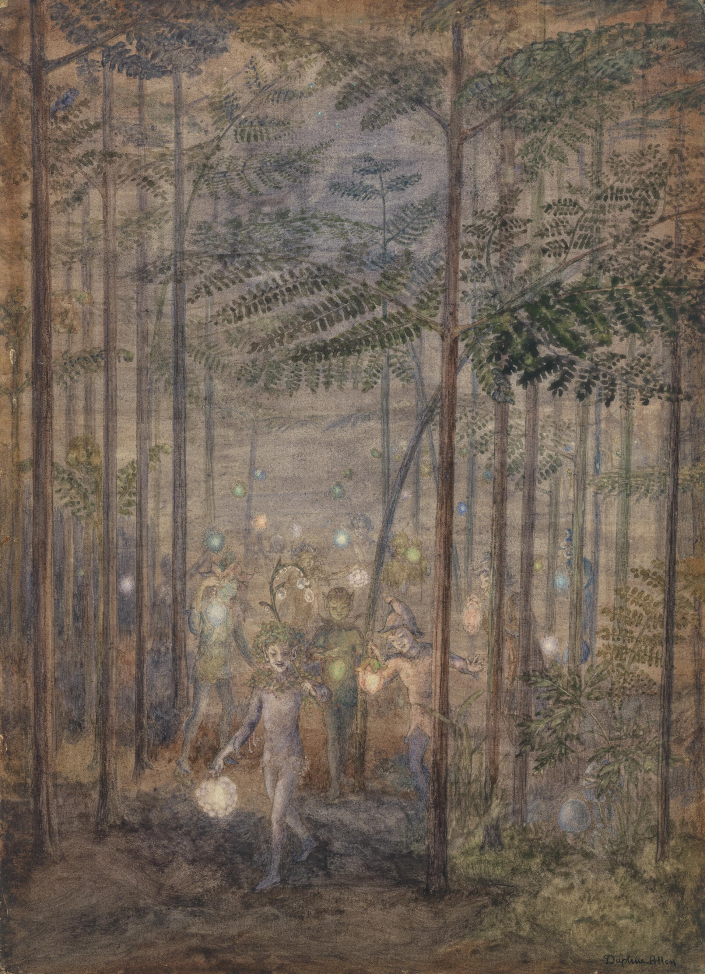 Daphne Constance Allen - The Bracken Forest