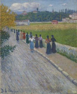 Daríio De Regoyos y Valdés - Salida de la fábrica