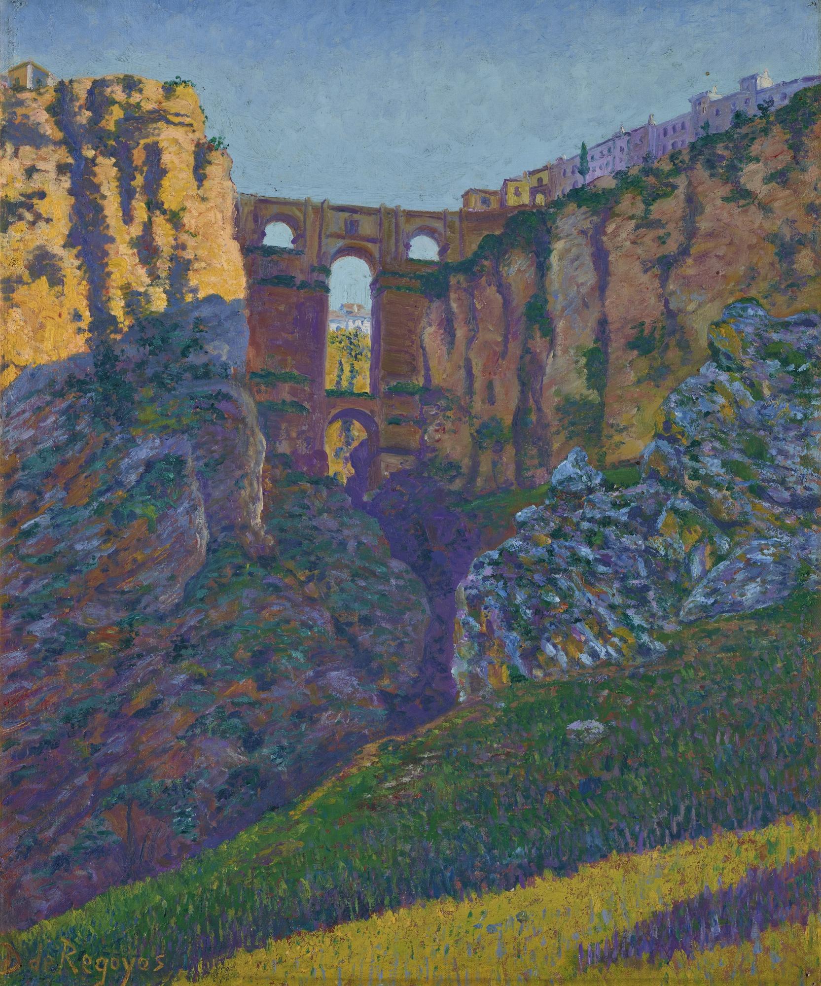 Darío De Regoyos - Spanish el Tajo De Ronda (The Puente Nuevo, Ronda)