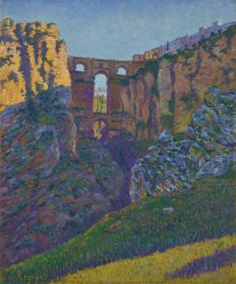 Darío De Regoyos - Spanish el Tajo De Ronda (The Puente Nuevo, Ronda)