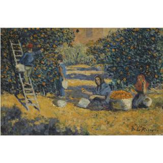 Darío De Regoyos - Spanish orangers, Valencia
