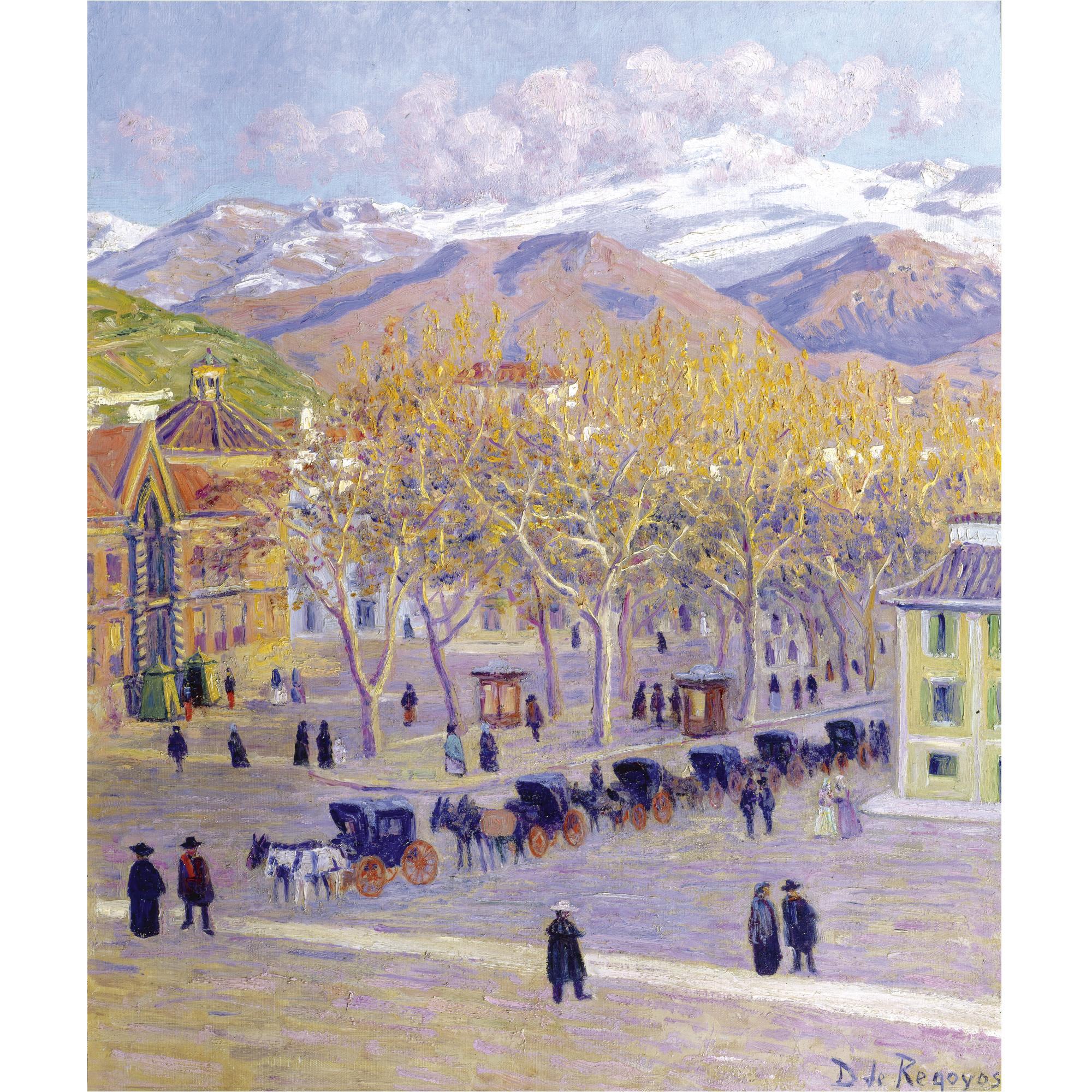 Darío de Regoyos - Une Place À Grenade