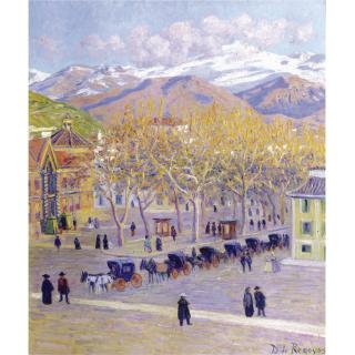 Darío de Regoyos - Une Place À Grenade