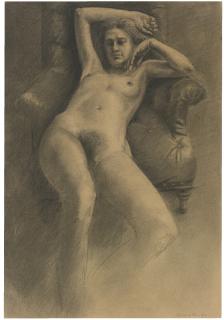 Dario Morales - Desnudo En Un Sillón