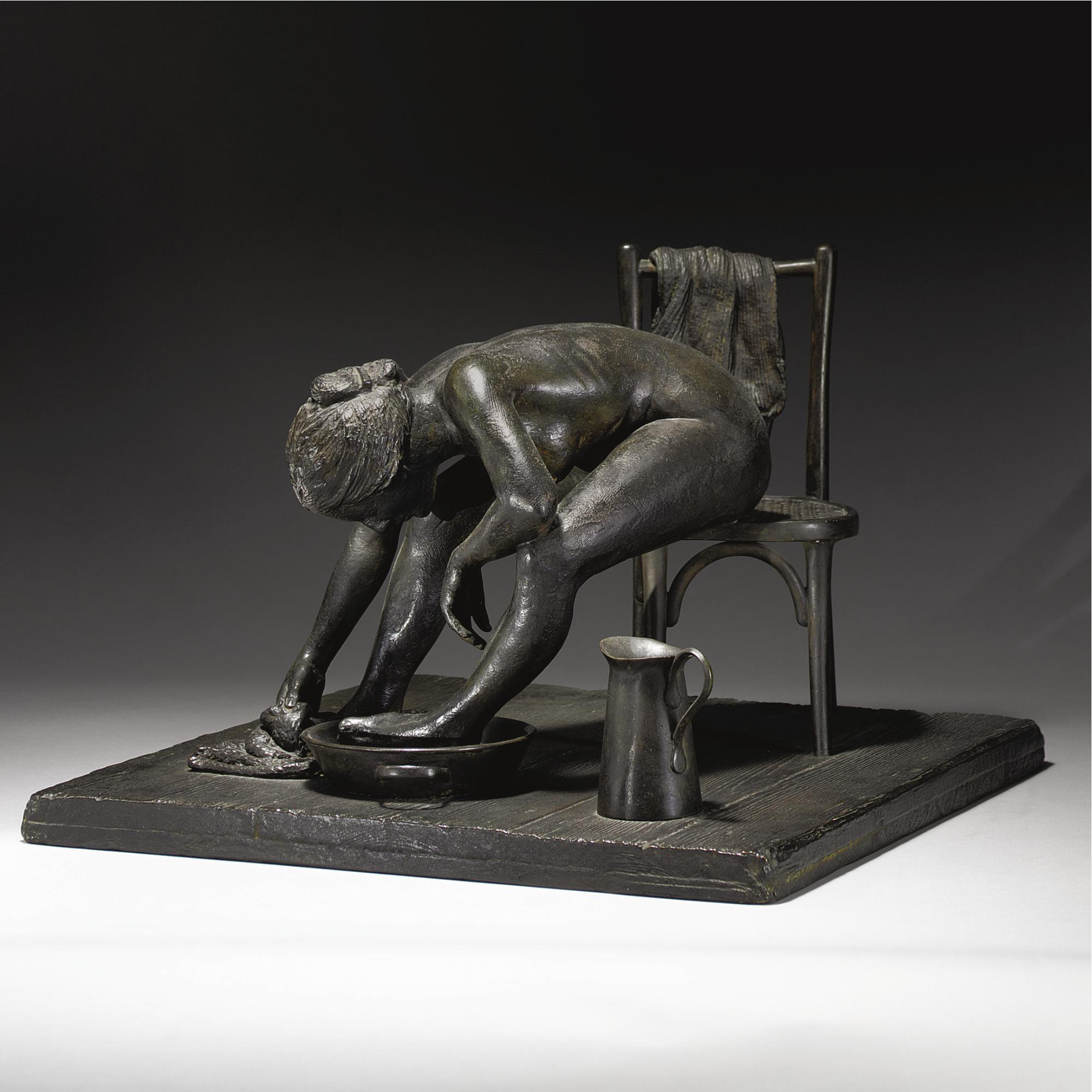 Dario Morales - Mujer Lavándose Los Pies