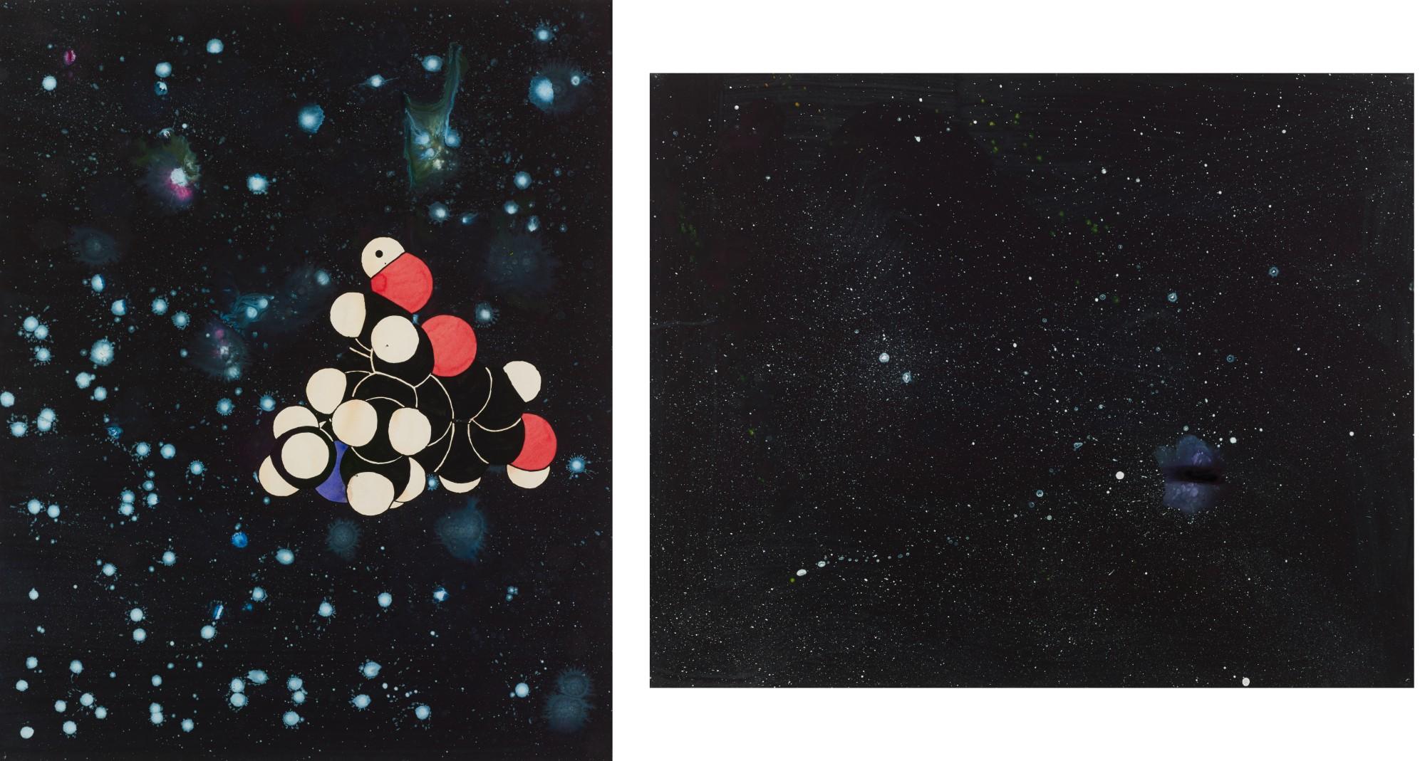 Dave Muller - Spatial Fragment (#556) & Spatial Fragment (#98) (2)