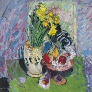 David Abercrombie Donaldson, R.S.A. - Daffodils