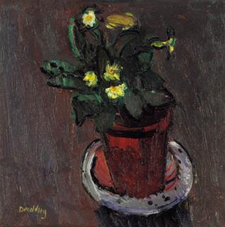 David Abercrombie Donaldson, R.S.A. - Primroses