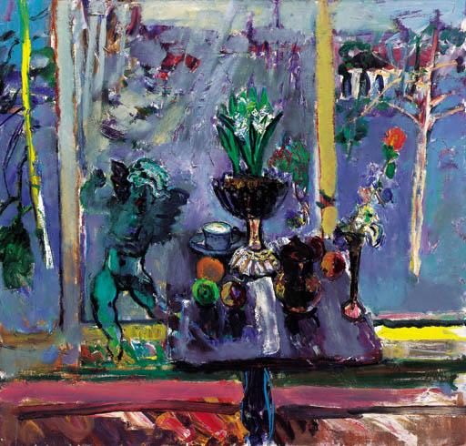 David Abercrombie Donaldson, R.S.A. - Still Life, Frosty Morning