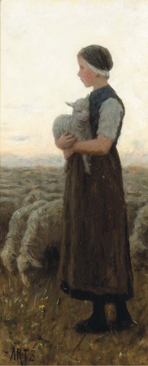 David Adolf Constant Artz - Return of the flock