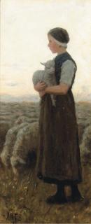 David Adolf Constant Artz - Return of the flock