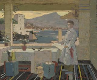 David Alan Redpath Michie, R.S.A., R.S.W. - Artist\'s studio, Italy