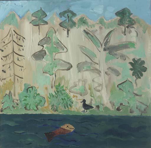 David Alan Redpath Michie, R.S.A., R.S.W. - Duck and Fish